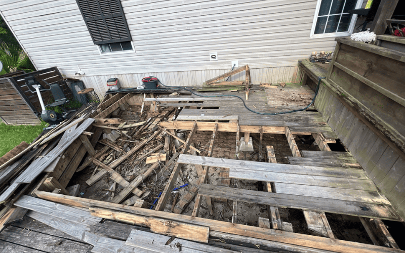 Deck Demolition Service in Aloha